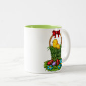 Snijkop Tweekleurige Koffiemok (Voorkant rechts)