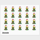 Snijkop Vierkante Sticker (Vel)