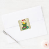 Snijkop Vierkante Sticker (Envelop)