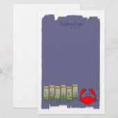 Snijkrabben Briefpapier (Voorkant / Achterkant)