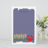 Snijkrabben Briefpapier (Staand voorkant)