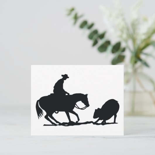 Snijpaard Briefkaart (Staand voorkant)