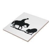 Snijpaard Tegeltje (Zijkant)