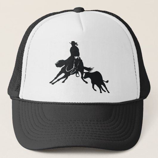 Snijpaarden en koeien trucker pet (Voorkant)