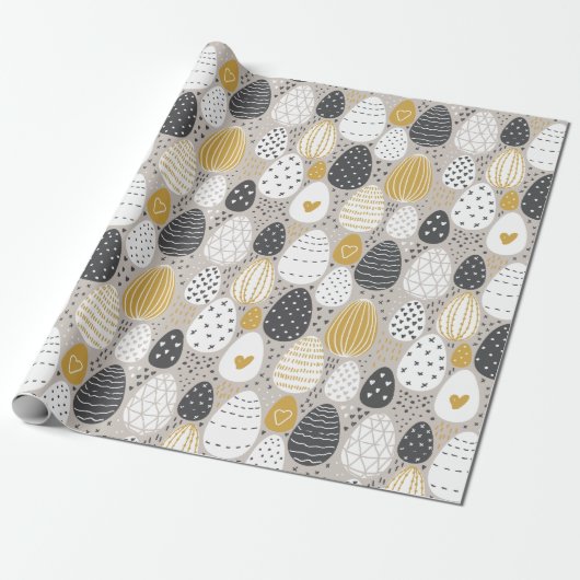 Snijpaaseieren Cadeaupapier (Uitgerold)