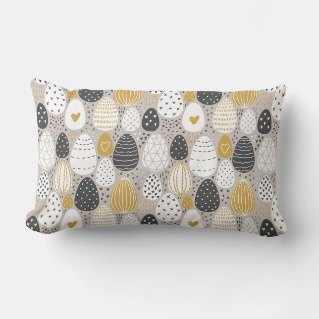 Snijpaaseieren Kussen (Voorkant)