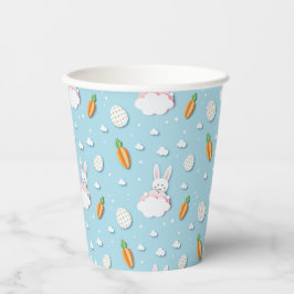 Snijpapier voor paasbunny-, eieren- en wortelpatro papieren bekers