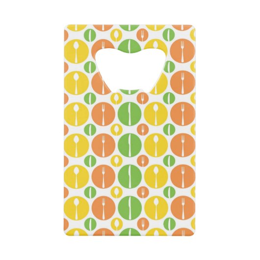  snijpatroon creditkaart flessenopener (Voorkant)