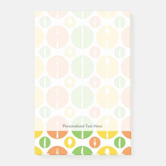 snijpatroon post-it® notes (Voorkant)