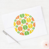  snijpatroon ronde sticker (Envelop)