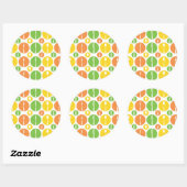  snijpatroon ronde sticker (Vel)