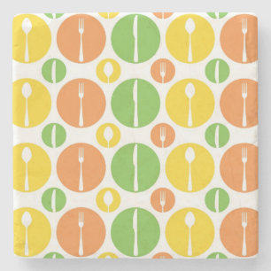 snijpatroon stenen onderzetter