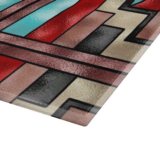 snijplaat van gesmolten glas in het zuidwesten snijplank (Hoek)