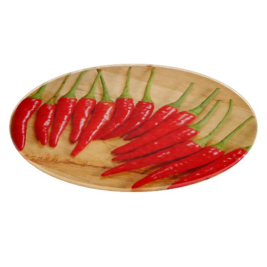 snijplaat van rode peper snijplank (Hoek)