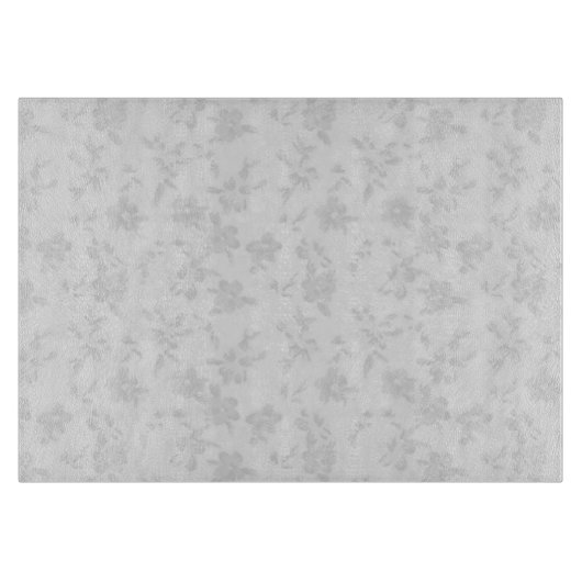 snijplaat van wit floreel glas snijplank (Voorkant)