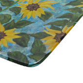 snijplaat voor zonnebloemen snijplank (Hoek)