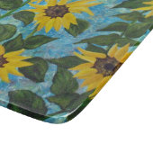 snijplaat voor zonnebloemen snijplank (Hoek)