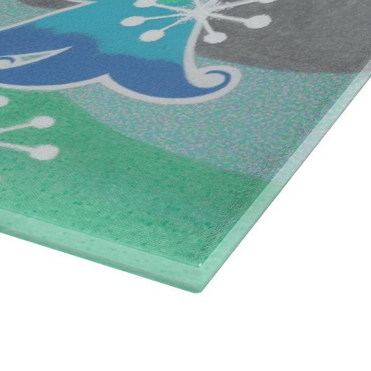 Snijplaat winterbomen snijplank (Hoek)