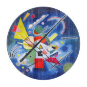 SNIJPLANK - 30 CM - "Blauw Schilderij" - Kandinsky (Voorkant)