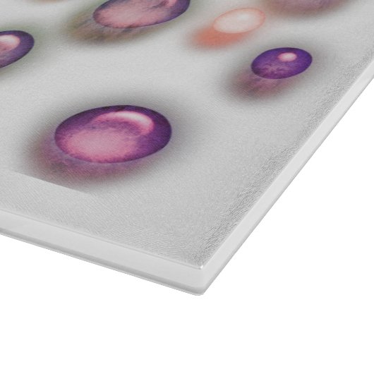 Snijplank - Bubbels in pasteltinten (Hoek)