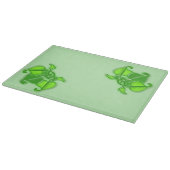 Snijplank - Clusters van groene bladeren (Hoek)