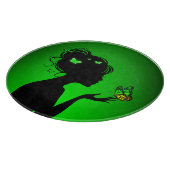 Snijplank Groene vlinder vrouw (Hoek)