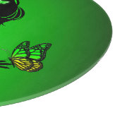 Snijplank Groene vlinder vrouw (Hoek)