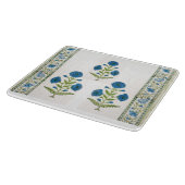 Snijplank Hand Block Gedrukte bloemen (Hoek)