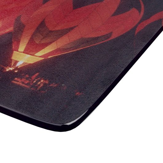 Snijplank - Hete Luchtballon Gloed (Hoek)