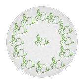 Snijplank - Ivy Leaf Outlines (Voorkant)