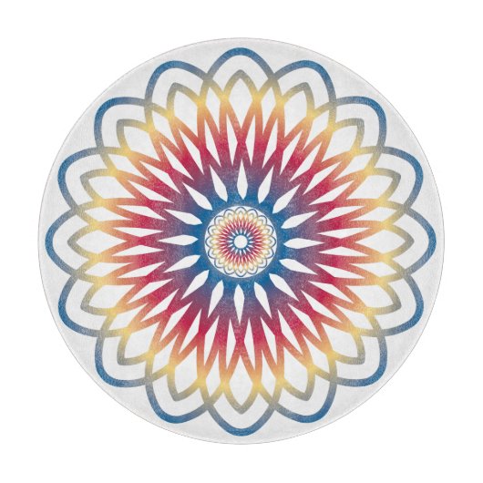 Snijplank kunst mandala ontwerp (Voorkant)