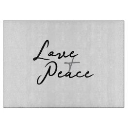 Snijplank Love & Peace