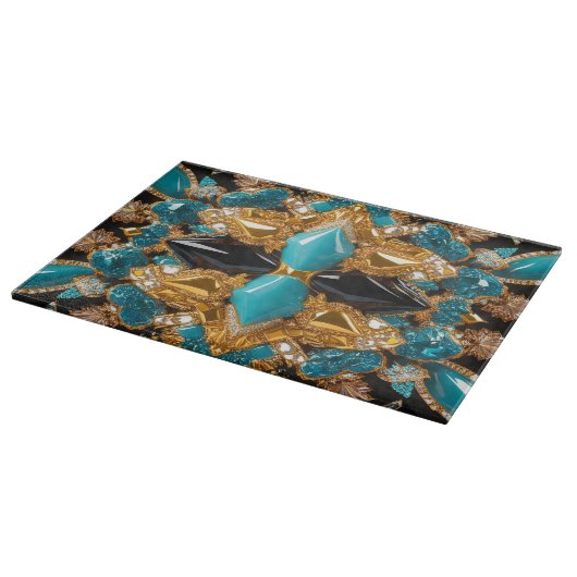 Snijplank met Bahamas Kleuren Design (Hoek)
