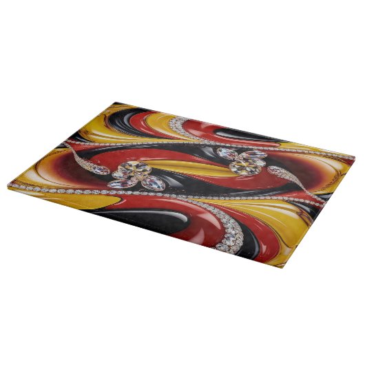Snijplank met Belgisch Kleuren Design (Hoek)