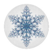snijplank met blauwe sneeuwvlok (Voorkant)