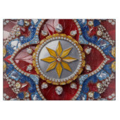 Snijplank met Colombiaanse kleuren Design (Voorkant)