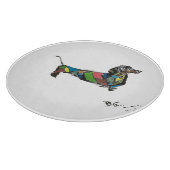 Snijplank met Dachshund (Hoek)