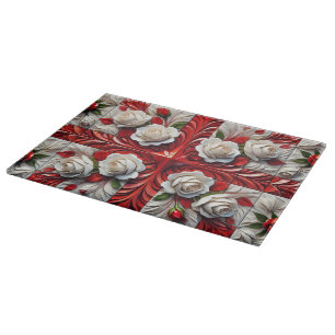 Snijplank met Engels Rozen Design