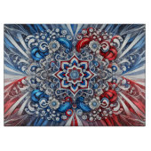 Snijplank met Franse kleuren Design (Voorkant)