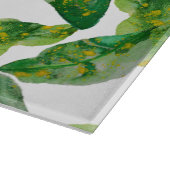 snijplank met groen blad (Hoek)
