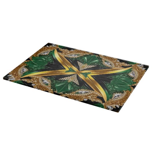 Snijplank met Jamaica Colours Design (Hoek)