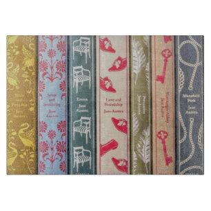 Snijplank met Jane Austen's romans