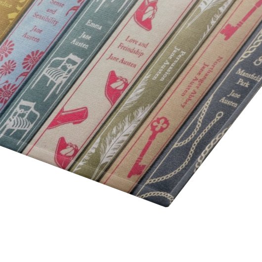 Snijplank met Jane Austen's romans (Hoek)