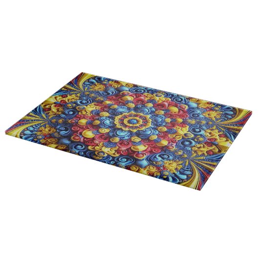 Snijplank met Roemeense kleuren Design (Hoek)