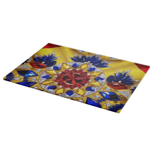 Snijplank met Roemenië Kleuren Design (Hoek)