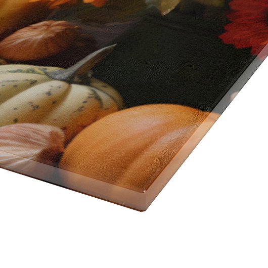 snijplank met traditionele Thanksgiving (Hoek)