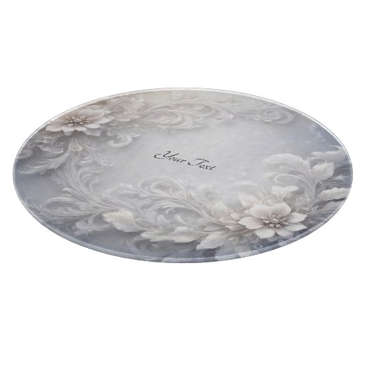 snijplank met witte bloemenbloem (Hoek)