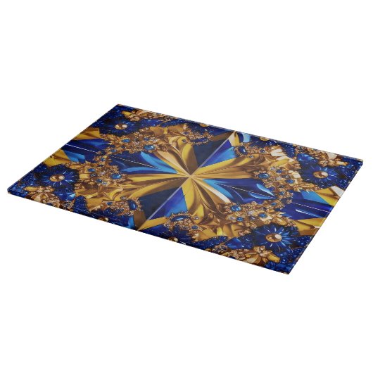 Snijplank met Zweden Kleuren Design (Hoek)
