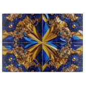 Snijplank met Zweden Kleuren Design (Voorkant)