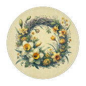 SNIJPLANK - Narcissenkrans #1 - 12" Rond (Voorkant)